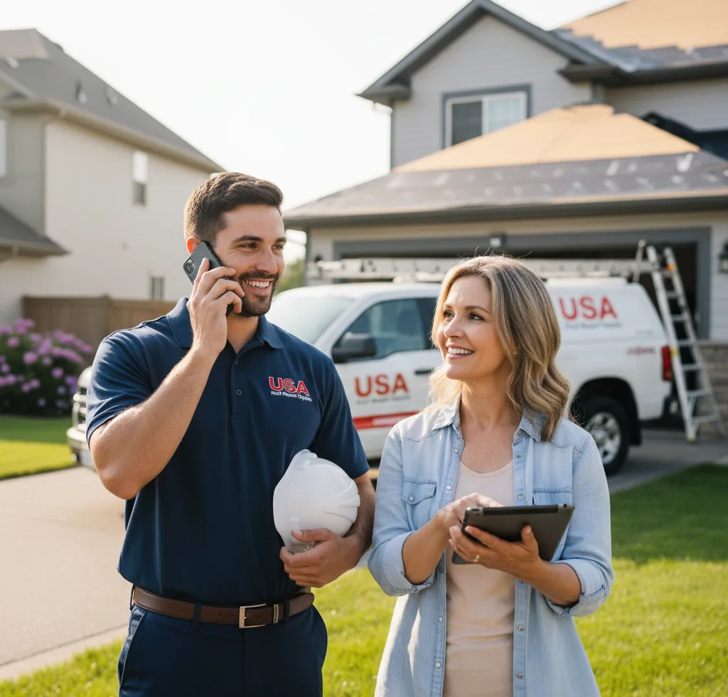 USA Roof Repair Experts customer support in Kingsley